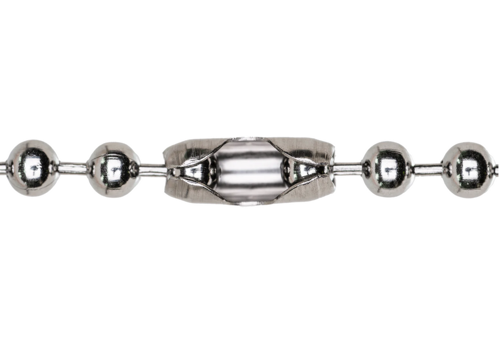 Silver Ball Chain Clasp, providing a secure and stylish closure for ball chain necklaces and bracelets.