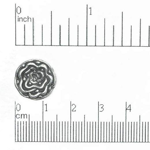 Button Antique Pewter BTN17 14mm Pewter Button 14mm Pewter Button BTN17 | Continental Bead | Wholesale Jewelry  BTN17AP