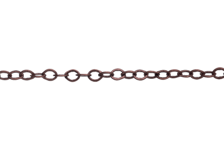 18/24/30 Inch Antique Copper Chain Necklace, Antique Copper Cable Chain,  Rolo Chain, Anti Necklace From Strips, SG $21.35