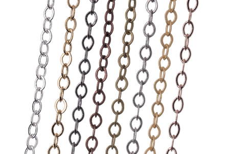 Large Copper Chain Necklace, big clasp necklace, front clasp chain, an –  Constant Baubling