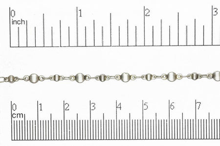 2mm x 1mm Thin Cable Chain- Antique Silver (ch180) - Capital City Beads
