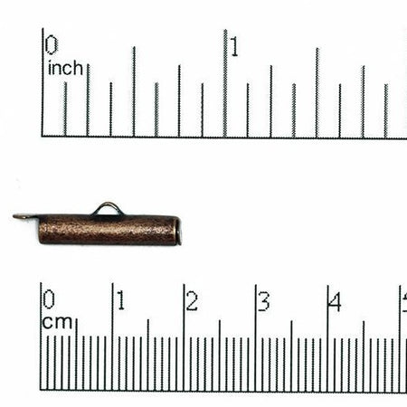 Gunmetal Tube Crimp Beads (2mm, Set of 100) — The Bead Chest
